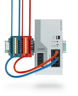 PTFIX distribution blocks have numerous options for fast and flexible mounting. Source: Phoenix Contact
