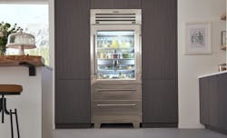 A Pro Series refrigerator from Sub-Zero.
