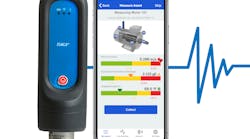 Portable sensor and intuitive mobile app from SKF for simplified inspection, machine health data collection and expert analysis.