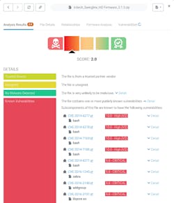 The aDolus Framework for Analysis and Coordinated Trust (FACT) platform displays risks in components aggregated into a &ldquo;FACT score.&rdquo;