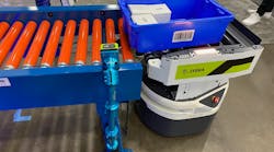 Zebra Technologies&apos; RollerTop brings flexibility to fixed conveyors by automating the loading and unloading of totes and bins to support a wide range of workflows including picking, picking, replenishment, kitting and line side delivery.
