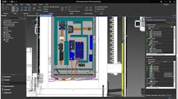 Panel layout in Eplan&rsquo;s Harness proD software.
