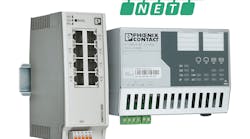 These switches from Phoenix Contact are among the products that members of PI design for Profinet.