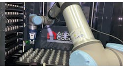 The Cobot Feeder provides a standardized platform for storing, staging and safely delivering parts into a position where they can be consistently loaded and unloaded with a cobot.