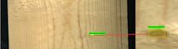 Astrocyte locates and identifies small knots (30x10 pixels) on wood planks using tiling on images